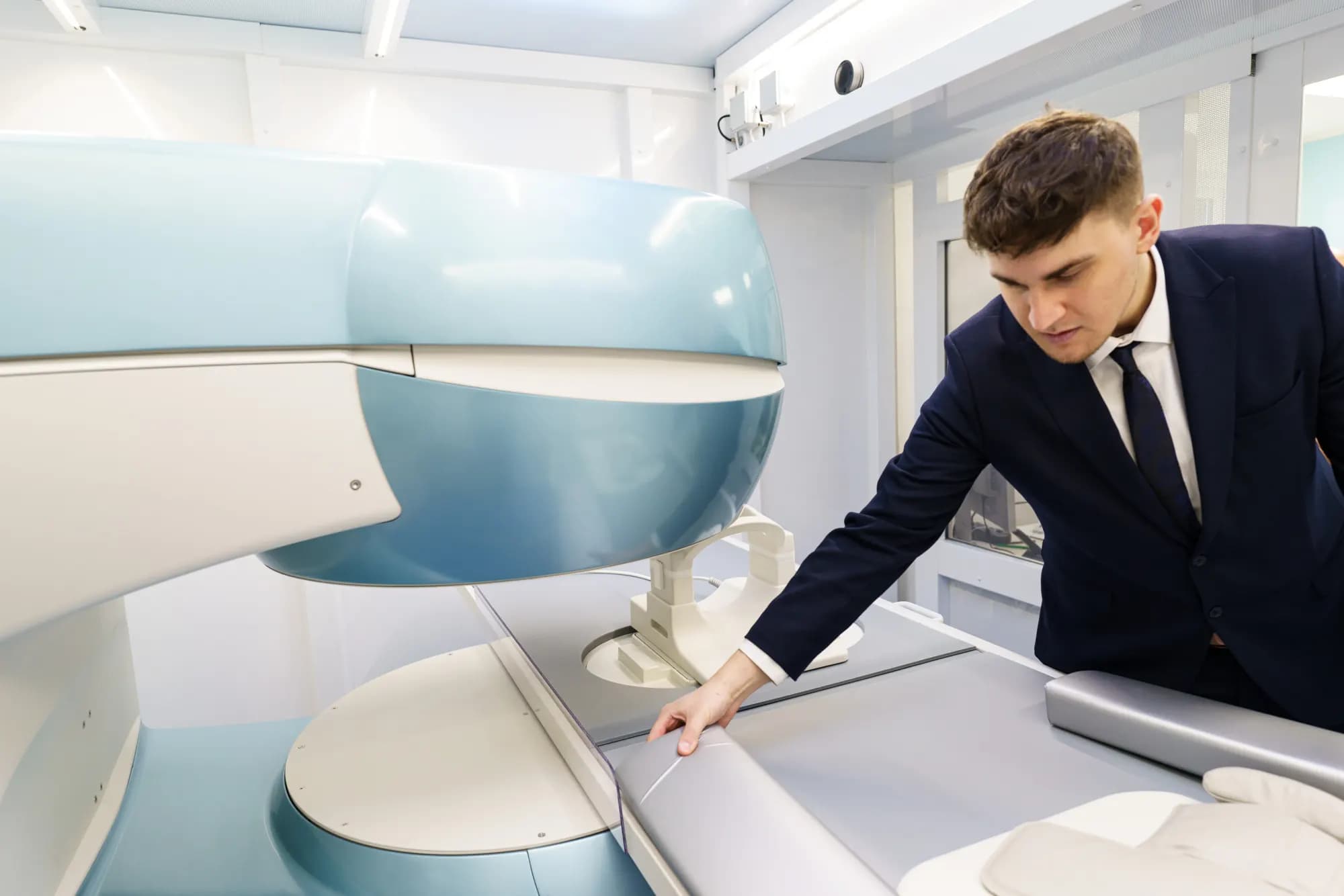 The open MRI scanner at MSK House, Sleaford